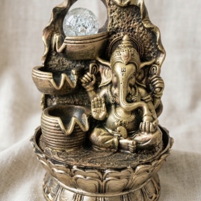 Fonte Ganesha 20x20x30 cms