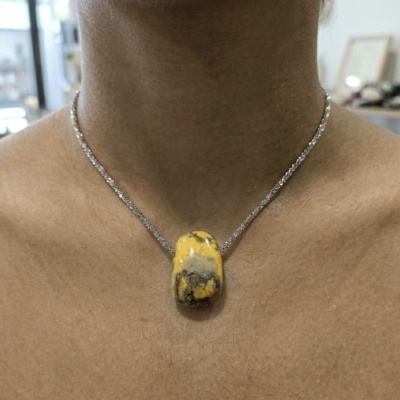 Colar Jaspe Bumblebee
