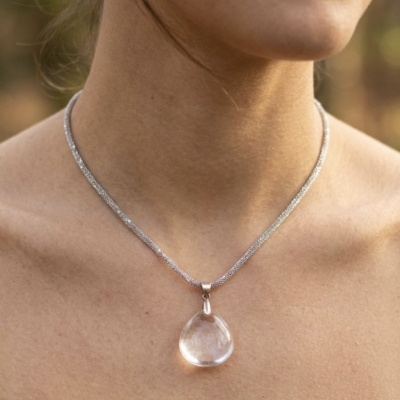 Colar Quartzo Cristal
