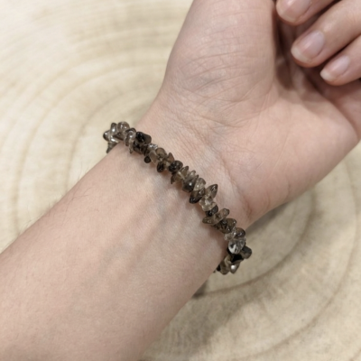 Pulseira Quartzo Fumado chips