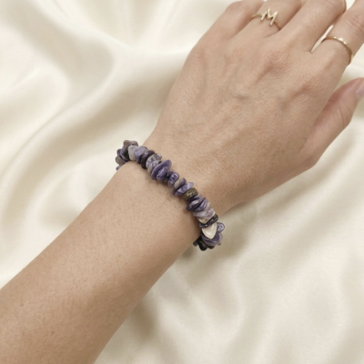 Pulseira Charoíte chips