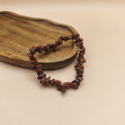 Pulseira Jaspe Vermelha chips