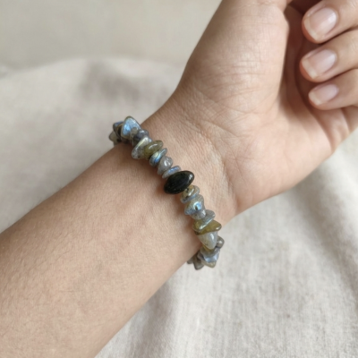 Pulseira Labradorite chips