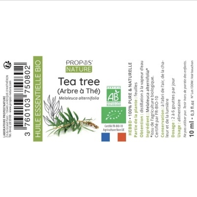 Óleo Essencial Tea Tree Bio 10ml