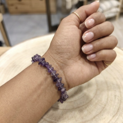 Pulseira Ametista chips