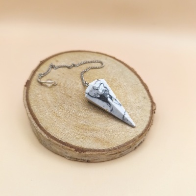 Pêndulo Howlite Branca