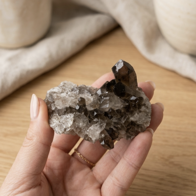 Drusa Quartzo Fumado (130g) (7x6mm)