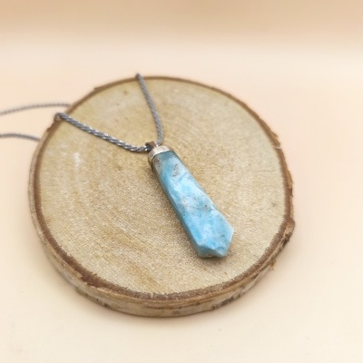 Colar Aragonite Azul