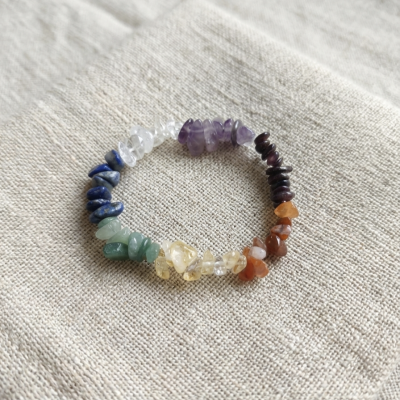 Pulseira 7 Chakras chips