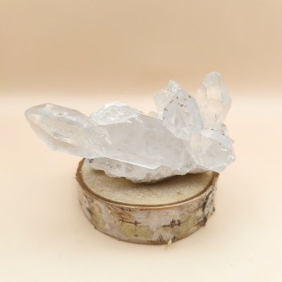 Drusa Quartzo Cristal (310g) (110x50mm)