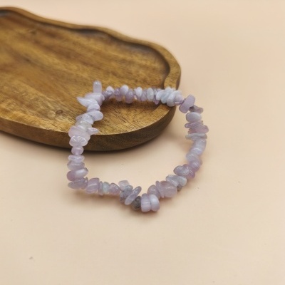 Pulseira Kunzite chips