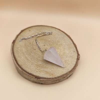 Pêndulo Quartzo Rosa