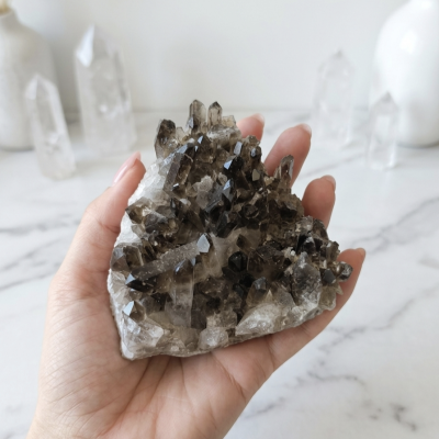Drusa Quartzo Fumado (500g)