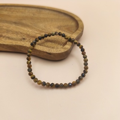 Pulseira Olho de Tigre Multifacetada Pulseira Olho de Tigre Multifacetada