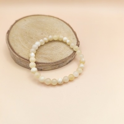 Pulseira Calcite Amarela 5mm