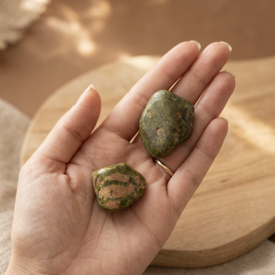 Unakite Rolada (3/4 cms)