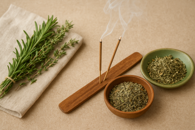 Incensos e ervas para purificar a energia da tua casa