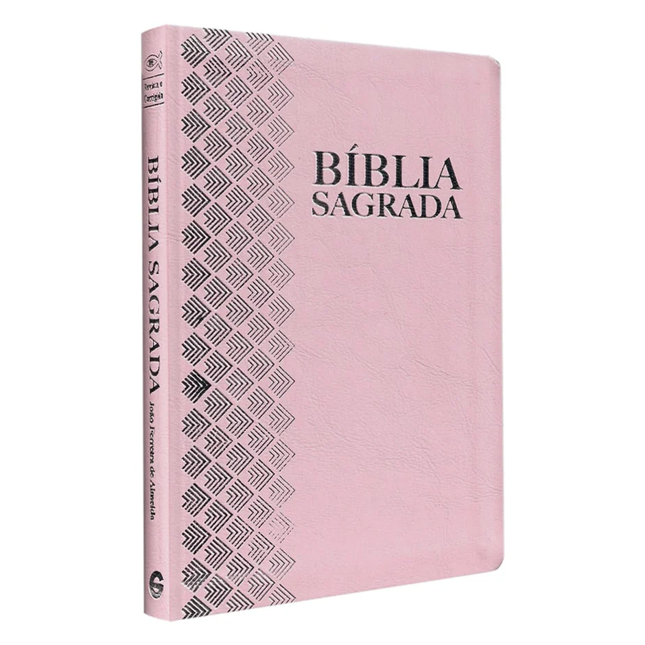 Bíblia Sagrada | ARC | Letra Normal | Capa Luxo Rosa Claro Bíblia Sagrada | ARC | Letra Normal | Capa Luxo Rosa Claro