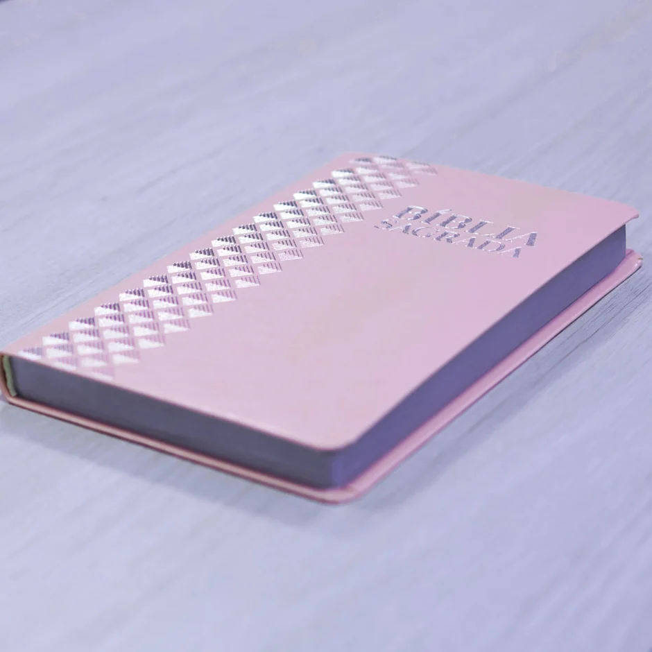 Bíblia Sagrada | ARC | Letra Normal | Capa Luxo Rosa Claro Bíblia Sagrada | ARC | Letra Normal | Capa Luxo Rosa Claro