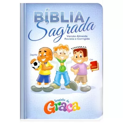 Bíblia da Turminha da Graça | Capa Almofadada | Menino