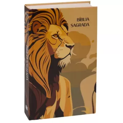 Bíblia Sagrada Capa Leão