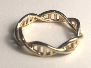 Anel DNA Dourado Anel DNA Dourado