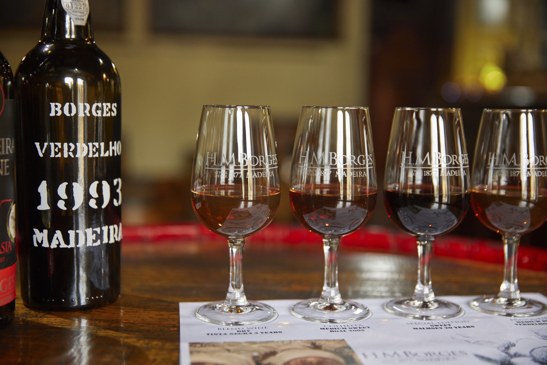 Madeira Wine Tasting at H.M. Borges Cellar