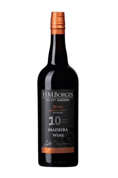 Vinho Madeira H.M.Borges 10 anos Boal