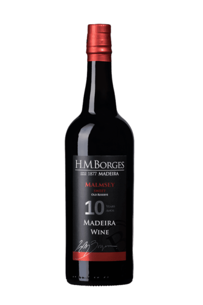 Vinho Madeira H.M.Borges 10 anos Malvasia