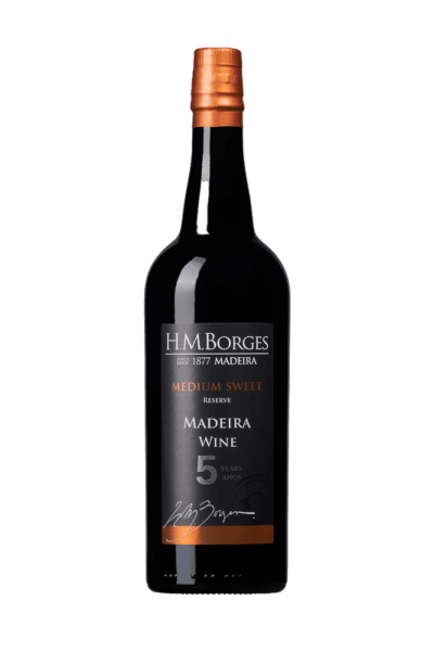 Vinho Madeira H.M.Borges 5 anos Meio Doce