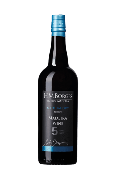 Vinho Madeira H.M.Borges 5 anos Meio Seco
