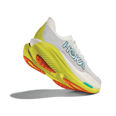 Hoka - Mach X 2 Cinzento/Amarelo/Branco (Homem) Hoka - Mach X 2 Cinzento/Amarelo/Branco (Homem)
