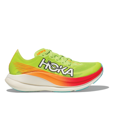 Hoka - Rocket X 2 Verde/Laranja/Vermelho (Unissexo)