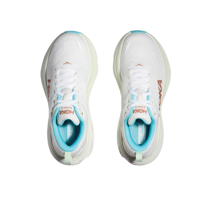 Hoka - Bondi 8 Branco/Dourado/Azul (Mulher) Hoka - Bondi 8 Branco/Dourado/Azul (Mulher)