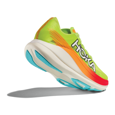 Hoka - Rocket X 2 Verde/Laranja/Vermelho (Unissexo)