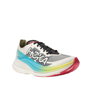 Hoka - Rocket X 2 Branco/Azul (Unissexo)