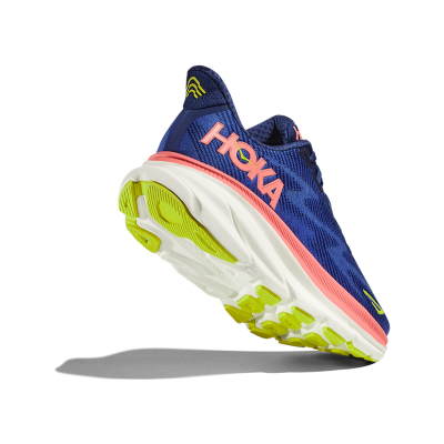 Hoka - Clifton 9 Azul Escuro/ Rosa Salmão (Mulher) Hoka - Clifton 9 Azul Escuro/ Rosa Salmão (Mulher)