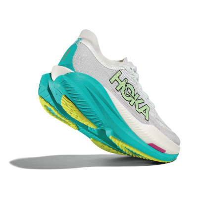 Hoka - Mach X 2 Cinzento/Verde/Branco (Mulher)