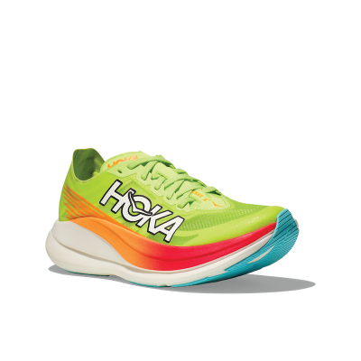 Hoka - Rocket X 2 Verde/Laranja/Vermelho (Unissexo)