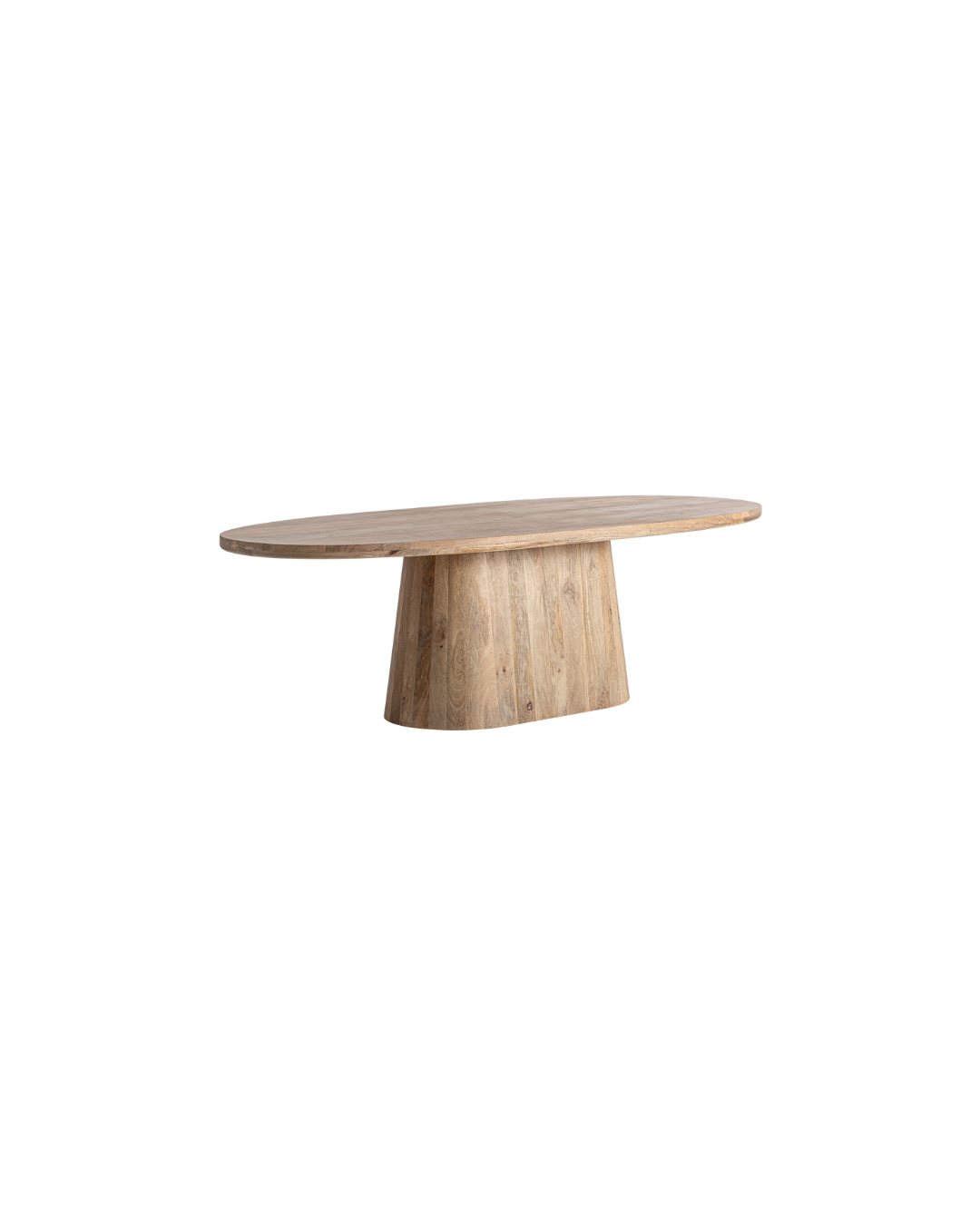 Mesa de jantar Mersch em madeira de manga — castanho Mesa de jantar Mersch em madeira de manga — castanho