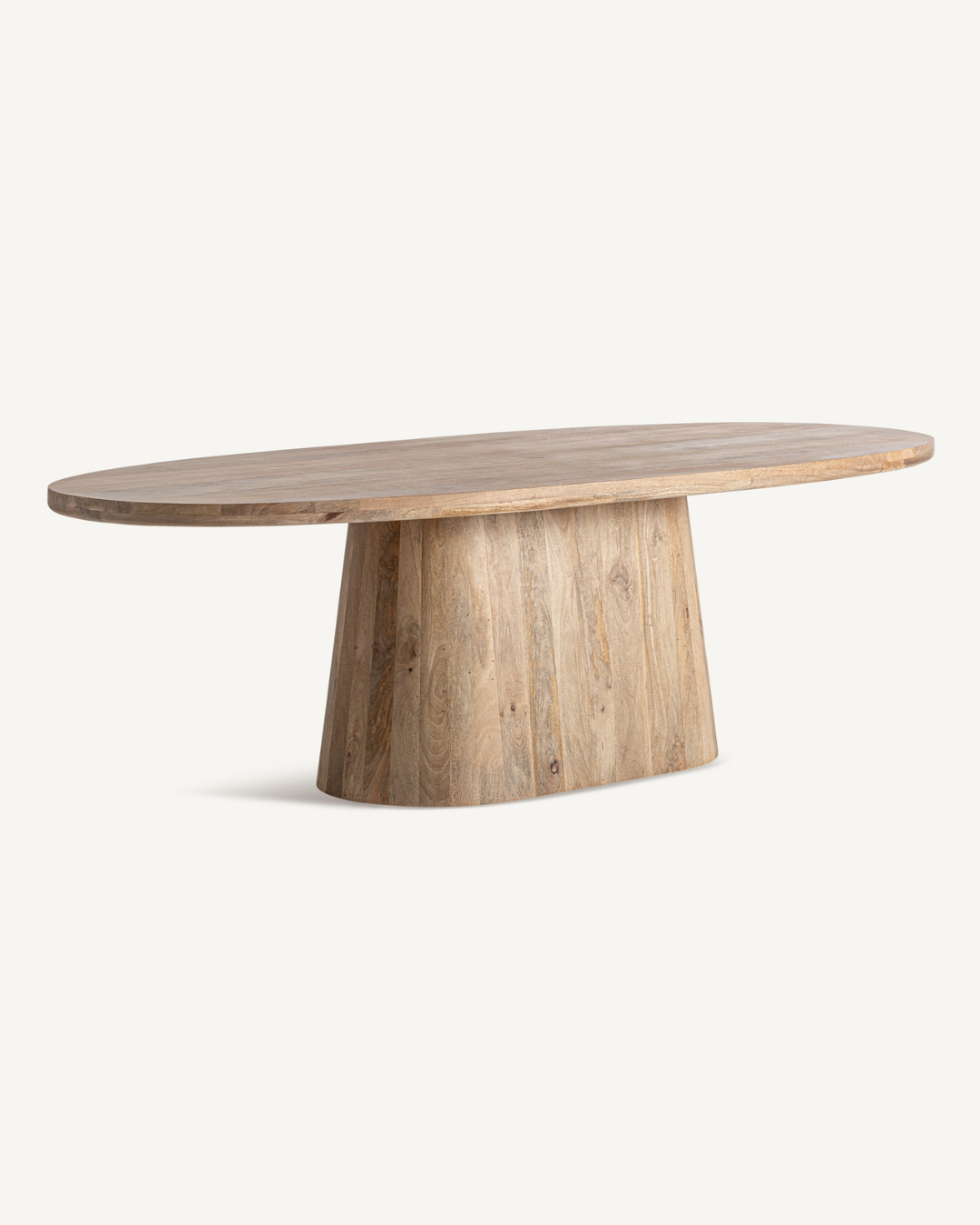 Mesa de jantar Mersch em madeira de manga — castanho Mesa de jantar Mersch em madeira de manga — castanho