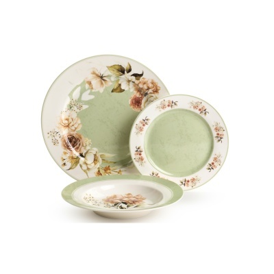 CONJUNTO 18 PEÇAS JARDIM FLORIDO