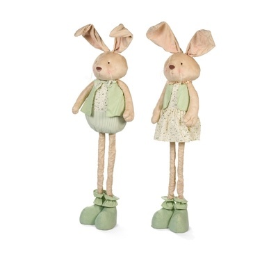 BONECO COELHO PERNAS EXTENSÍVEIS 188 CM (SORTIDO)