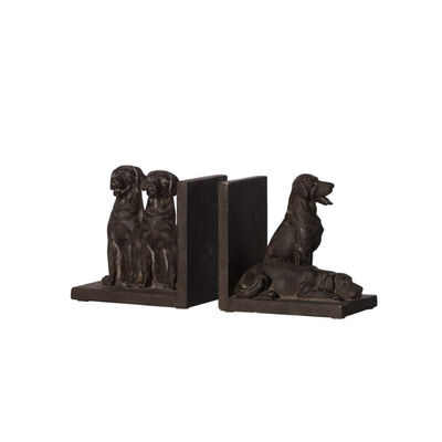 SUPORTE DE LIVROS CÃEZINHOS 16X30X11 CM