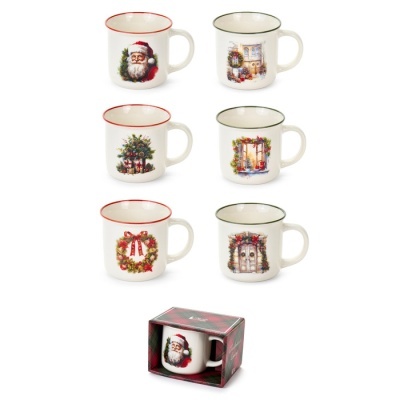 CANECA CHRISTMAS COMING 350 ML SORTIDO