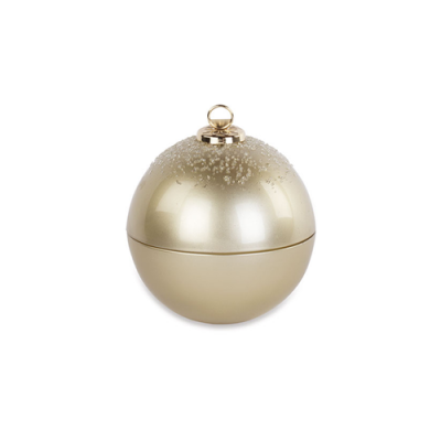 VELA BOLA DE NATAL DOURADO 18 CM