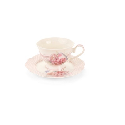 CONJUNTO 2 CHAVENAS COM PRATO FIORIRA 220 ML