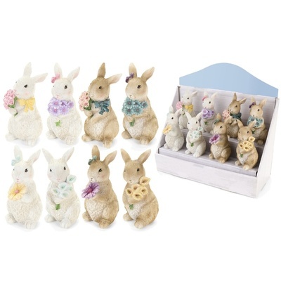 COELHO EM RESINA 11 CM (SORTIDO)