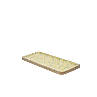 TABULEIRO MADEIRA LIMÕES 40x15x2cm