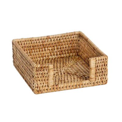 Porta Guardanapos Rattan 20x20x7cm